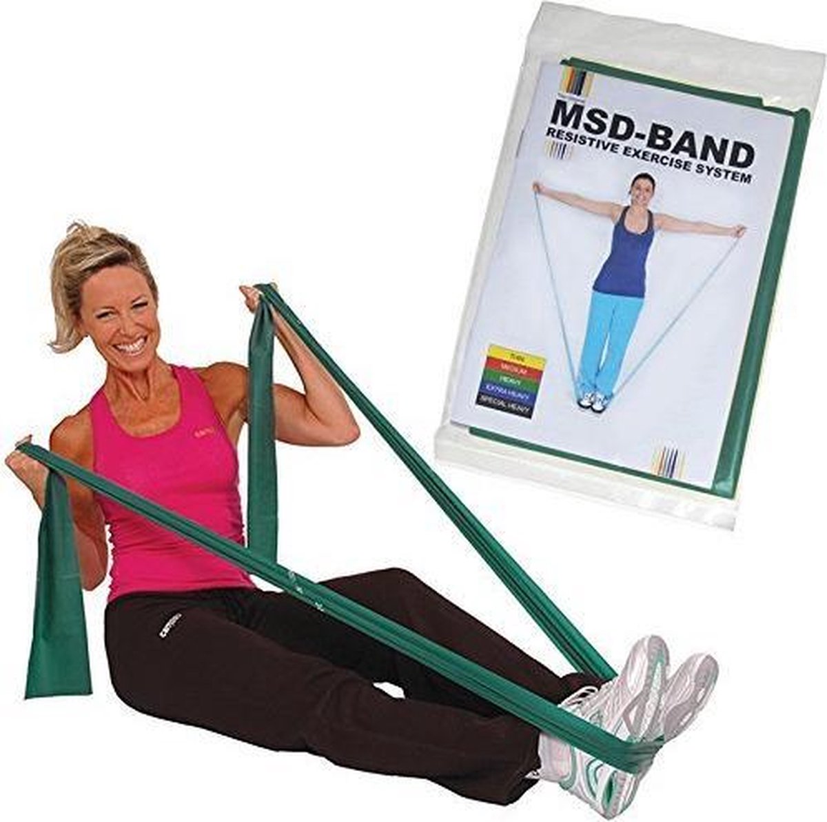 Elastische Therapieband MSV - latexvrij 1