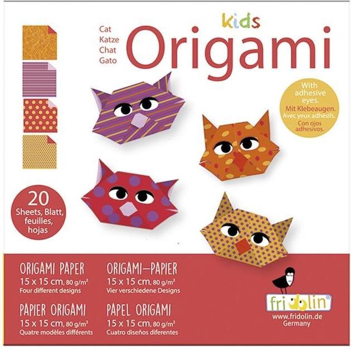 Kids Origami: KAT 15x15cm