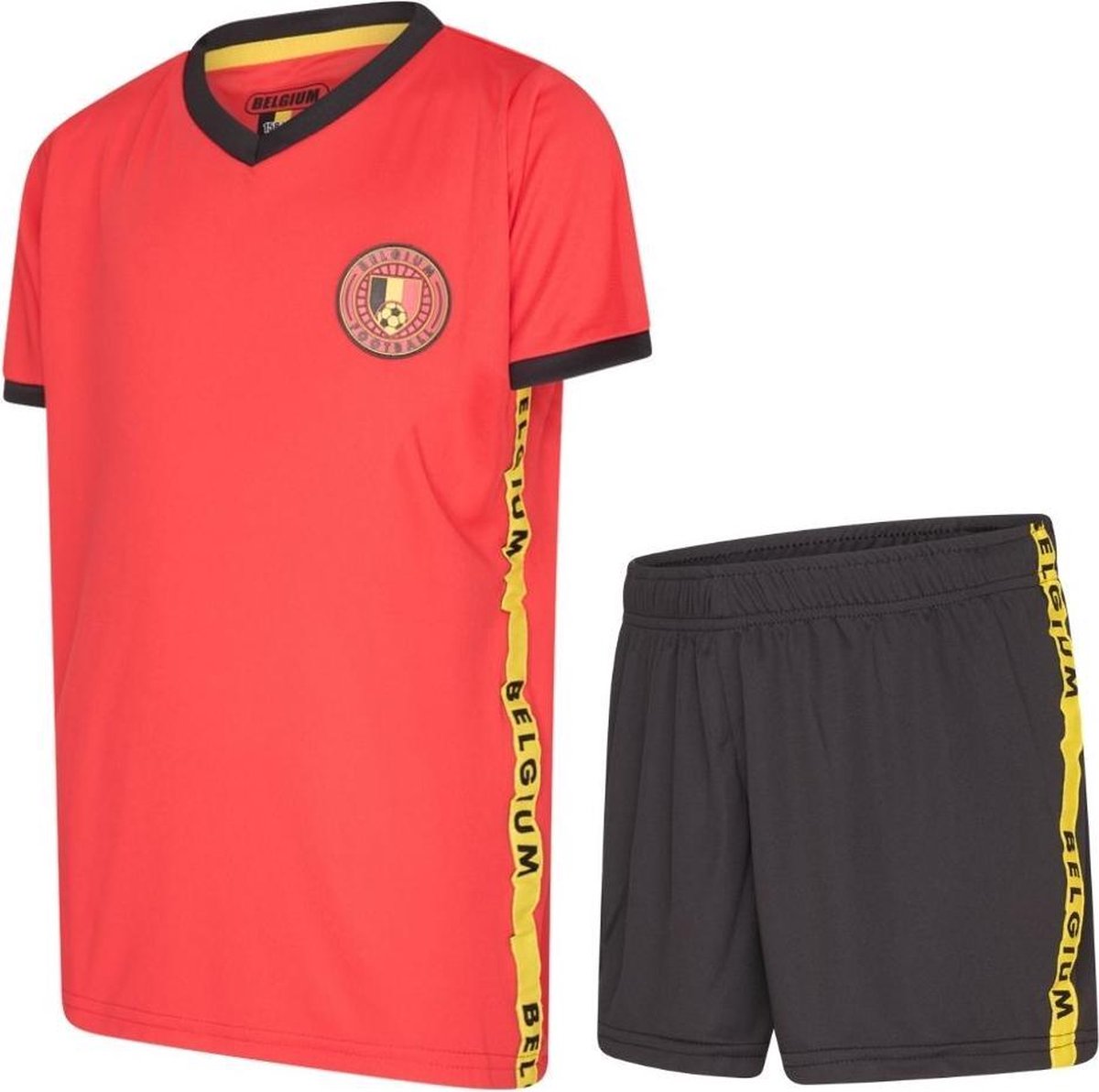 België meisjes voetbaltenue 21/22 - België tenue - België - meisjes tenue België - kids voetbaltenue - België shirt en broekje - maat 164