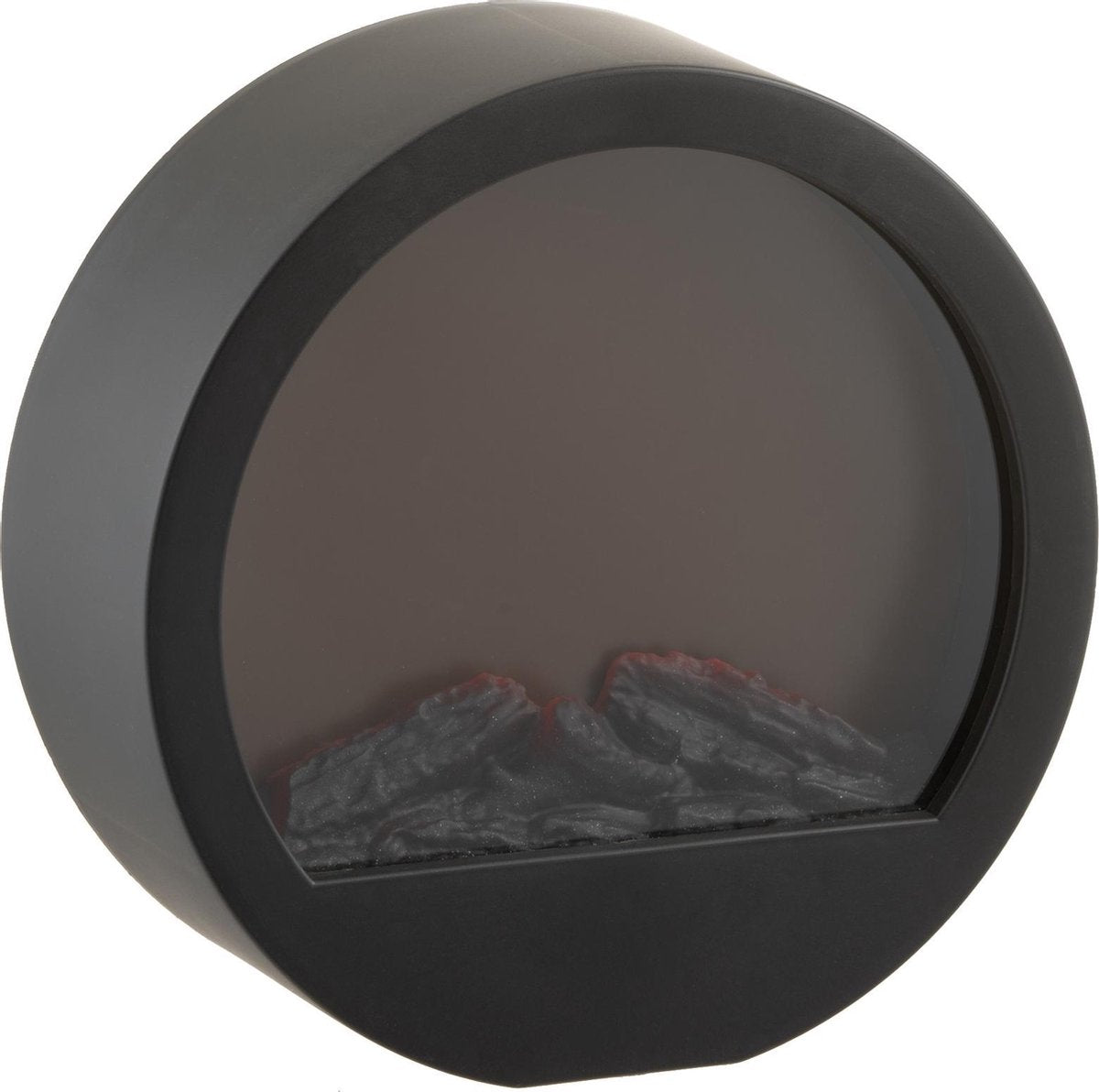 J-Line Haard Led Rond Zwart