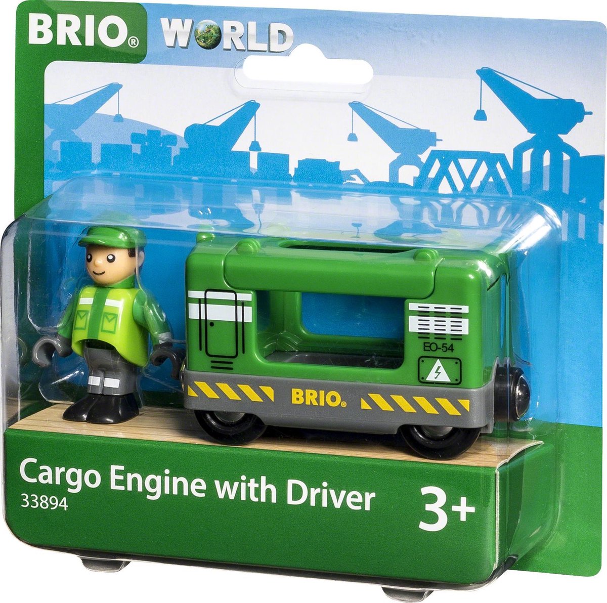 BRIO Vrachtlocomotief met machinist - 33894