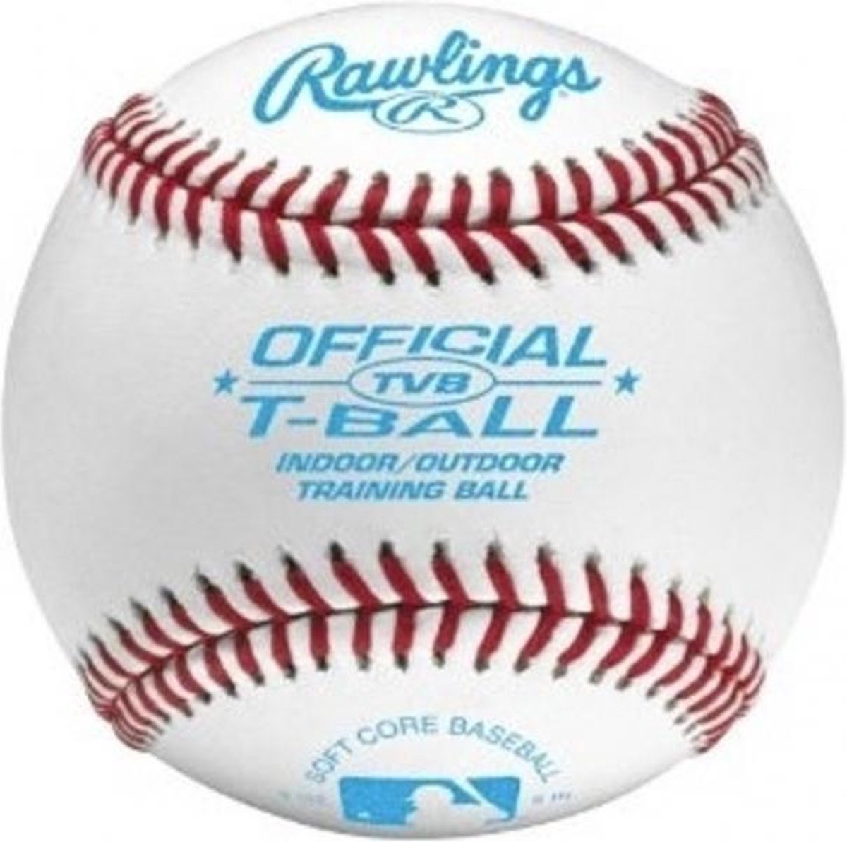 Rawlings 3 STUKS TVB Soft Training Baseball - White - 9 Inch