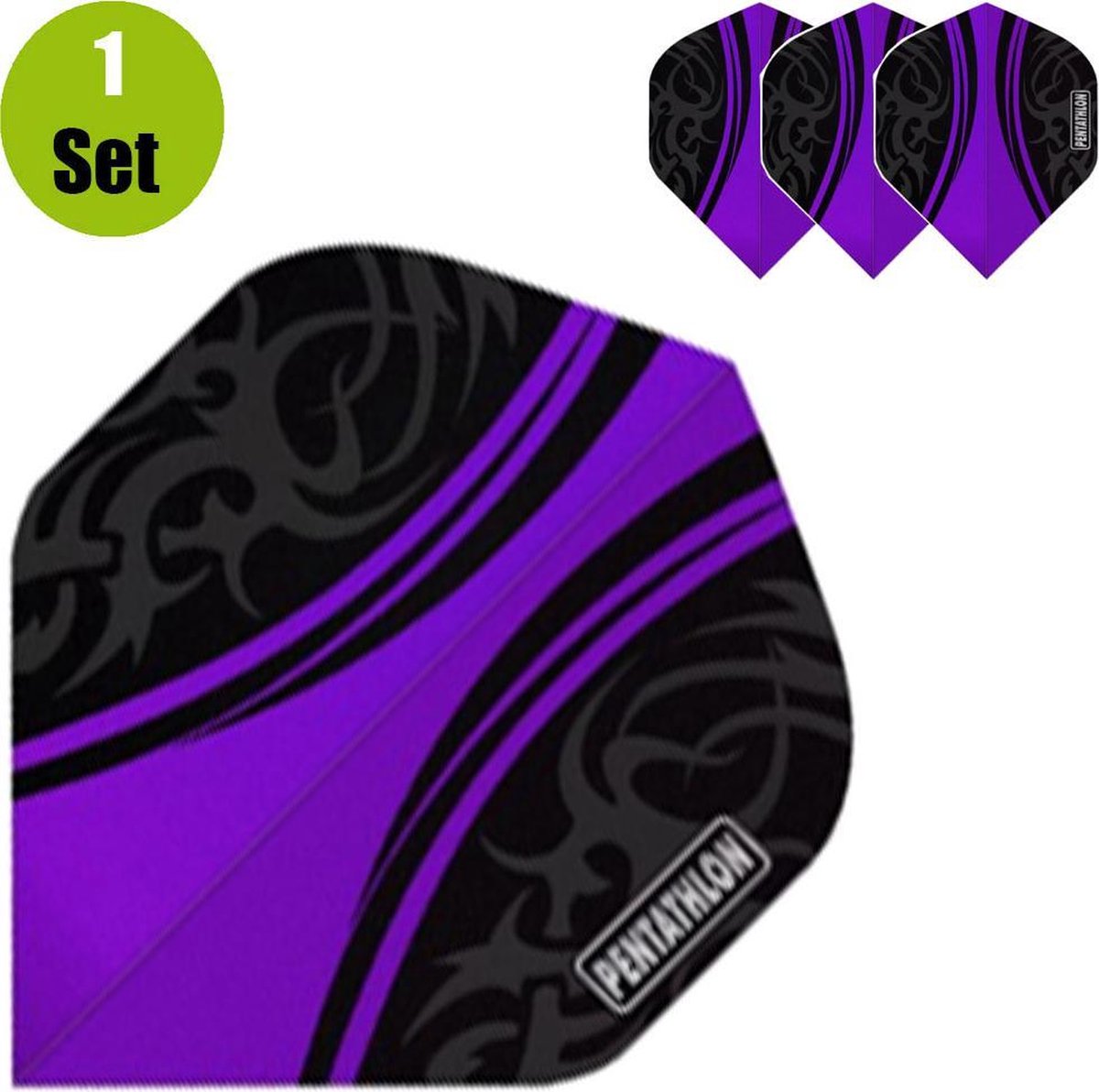 Pentathlon Vizion Swish Dartflights - Paars- ()