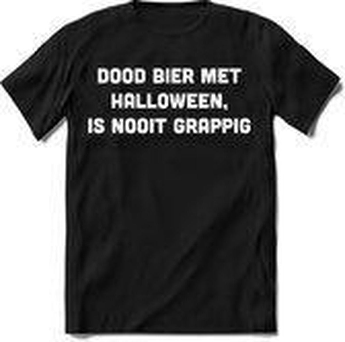 Tshirt Heren | Grappige teksten "dood bier met halloween" spreuken shirt Dames cadeau | Maat XXL