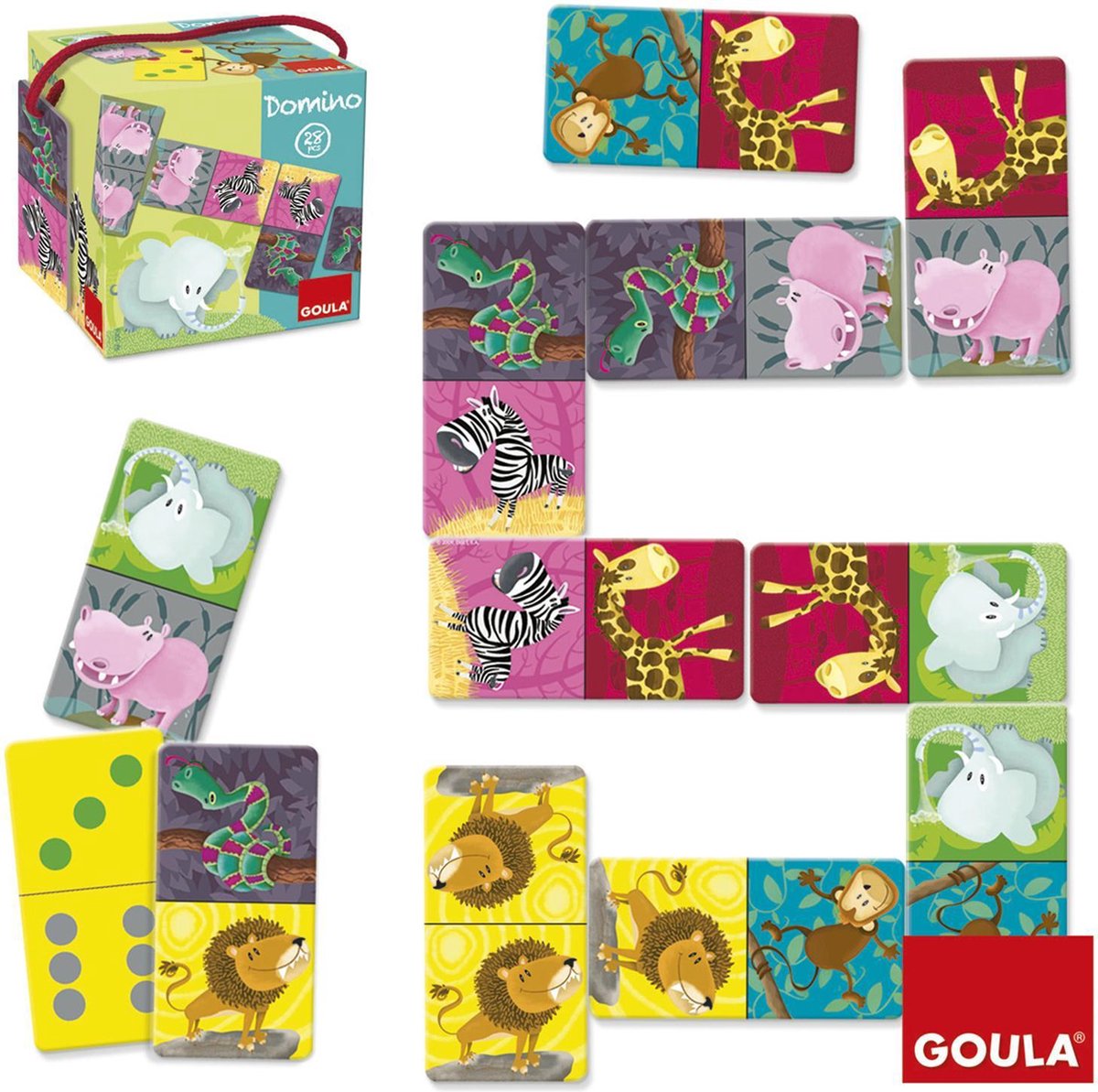 Goula Animals Jungle Domino