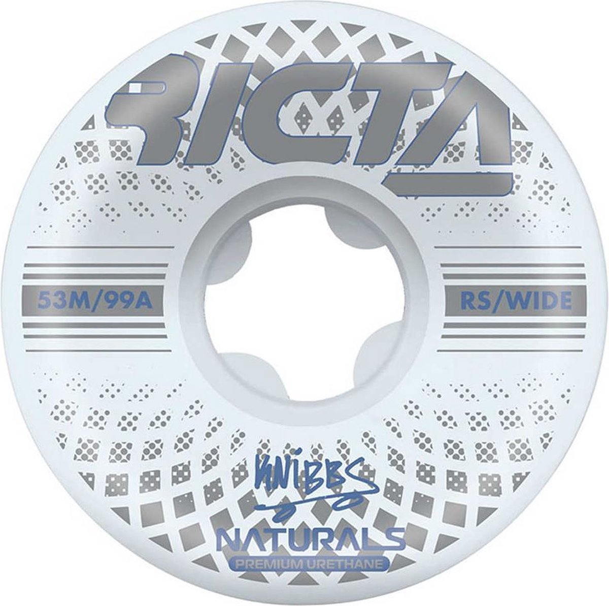 Ricta Knibbs reflective naturals wide wielen 53 mm white