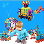 3D Magnetische bouwblokken (54 stuks) creatief speelgoed voor kinderen / sinterklaas / kerst / school / BSO of verjaardag!