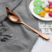 decoratie lepel - opmaak lepel - rosé medium size - desertsaus lepel - culinaire gerechten - doseerlepel - chef's spoon - writing spoon