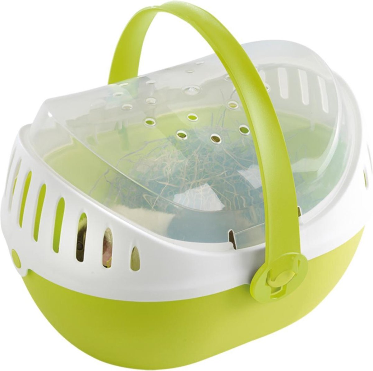 Dierenbenodigdheden Savic Transport Knaagdier Elmo M Groen/Wit 30X25X20Cm