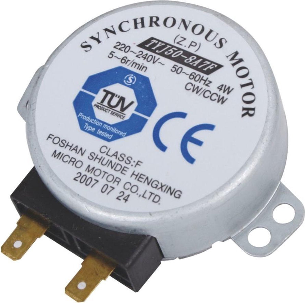 WHIRLPOOL - MOTOR AANDRIJVING GLASPLAAT -  TYJ50-8A7F - ALTERN. - 481236158449