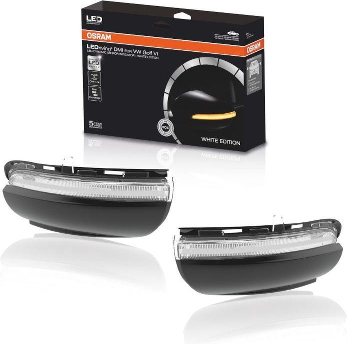 Osram LEDriving Dynamic Mirror Indicator VW Golf VI White Edition