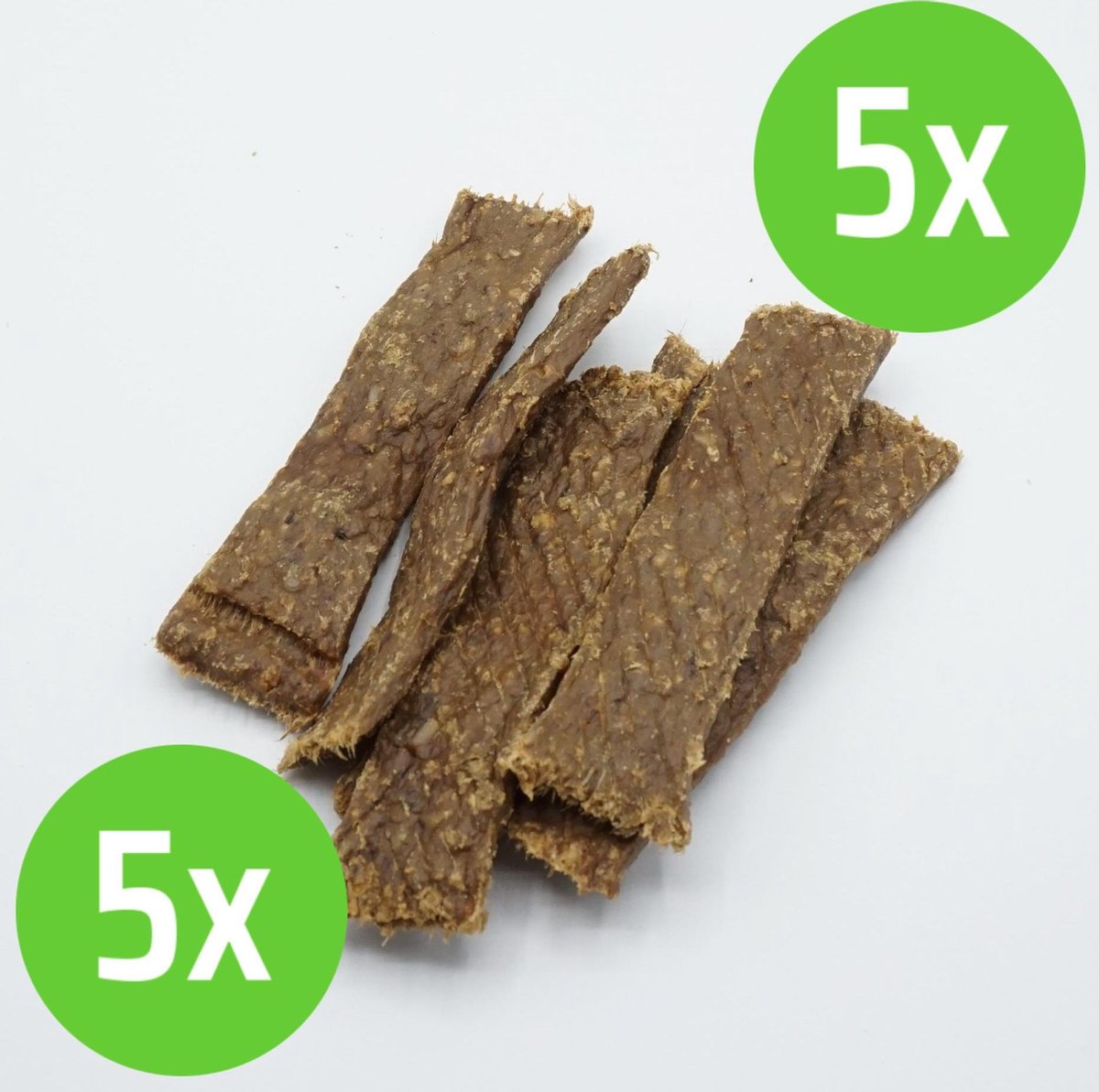 5 x 100 gram Puur Fit Vleesstrips Vis