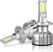 H11 LED Lampen (Set 2 stuks) - Interne CANbus adapter - 6500K Helder Wit 16000 Lumen- 80W - Dimlicht