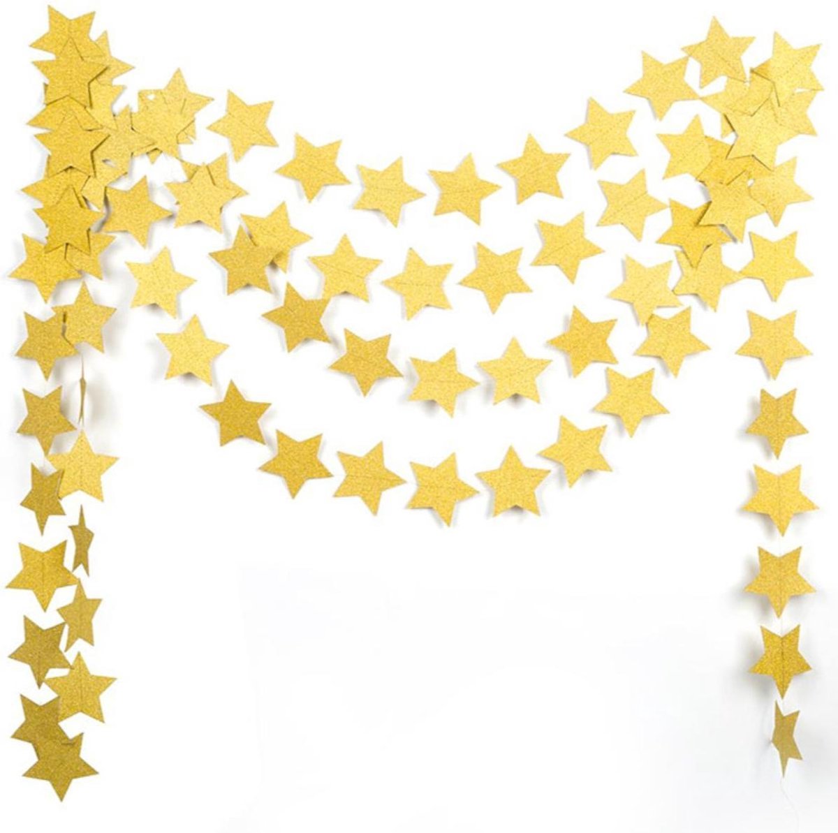 Sterren Slinger Gouden Sterretjes Feestversiering Verjaardag Decoratie Ster 4 Meter Gouden Versiering Gold Party