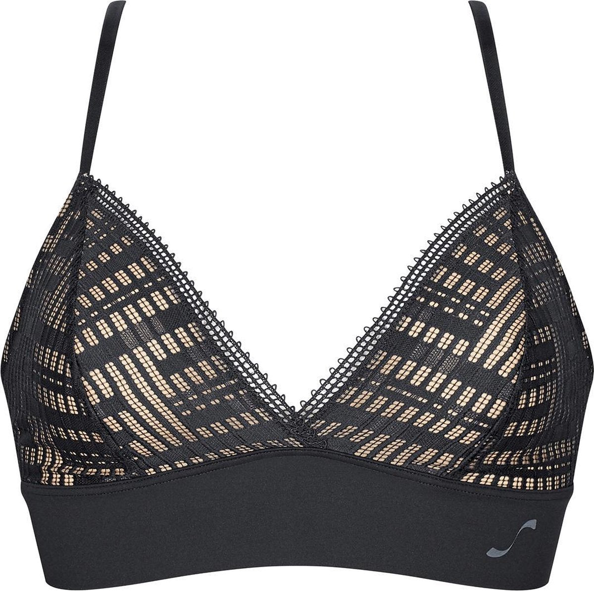 Sloggi S Seven Bralette Longline Zwart-S