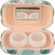Sundaze - Lenzendoosje - Tropical Vibes - Groen Roze -Incl. spiegeltje binnenzijde