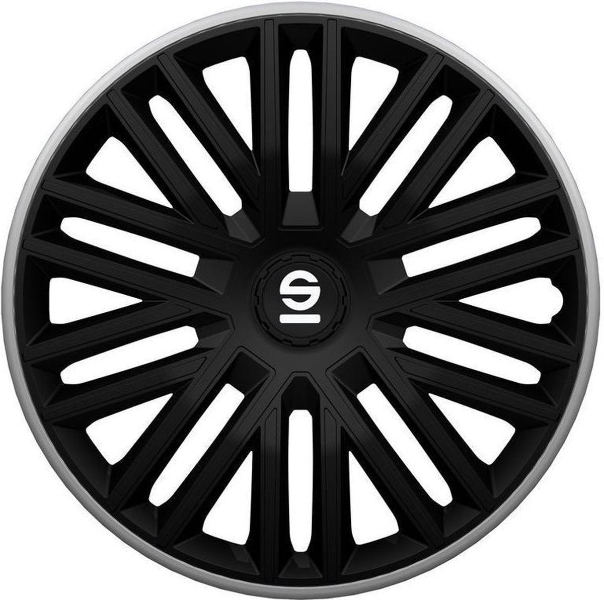 Sparco Wieldoppen Bergamo 14 Inch Abs Zwart/grijs 4 Stuks