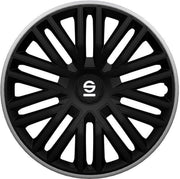 Sparco Wieldoppen Bergamo 14 Inch Abs Zwart/grijs 4 Stuks