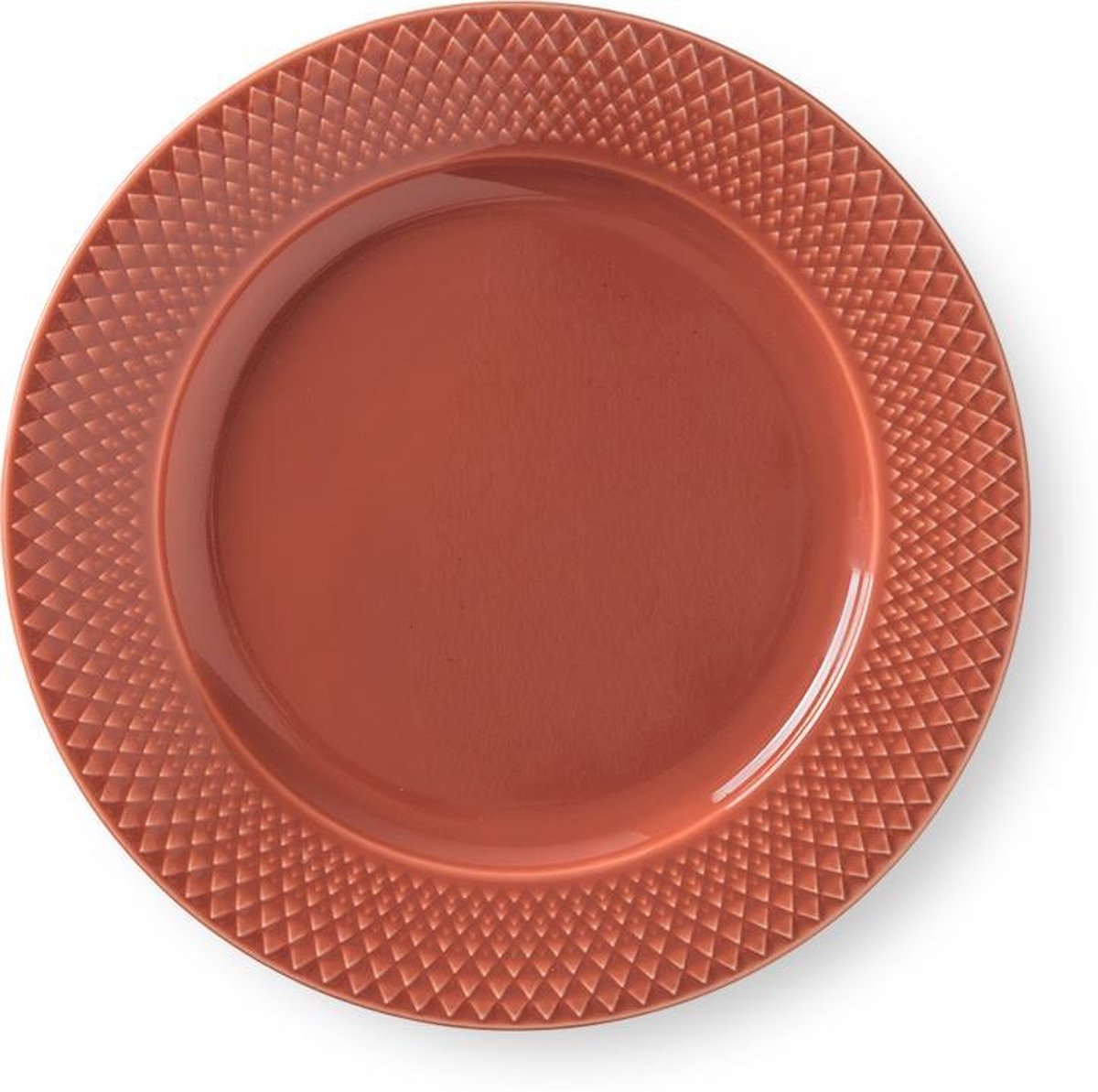 Lyngby Porcelain Rhombe Color plat bord 27cm sand