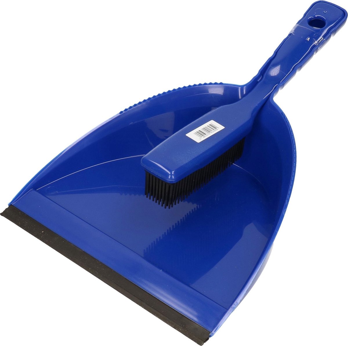 Blauw stoffer en blik kunststof/rubber - Statisch - Honden- en kattenhaar -Schoonmaakartikelen