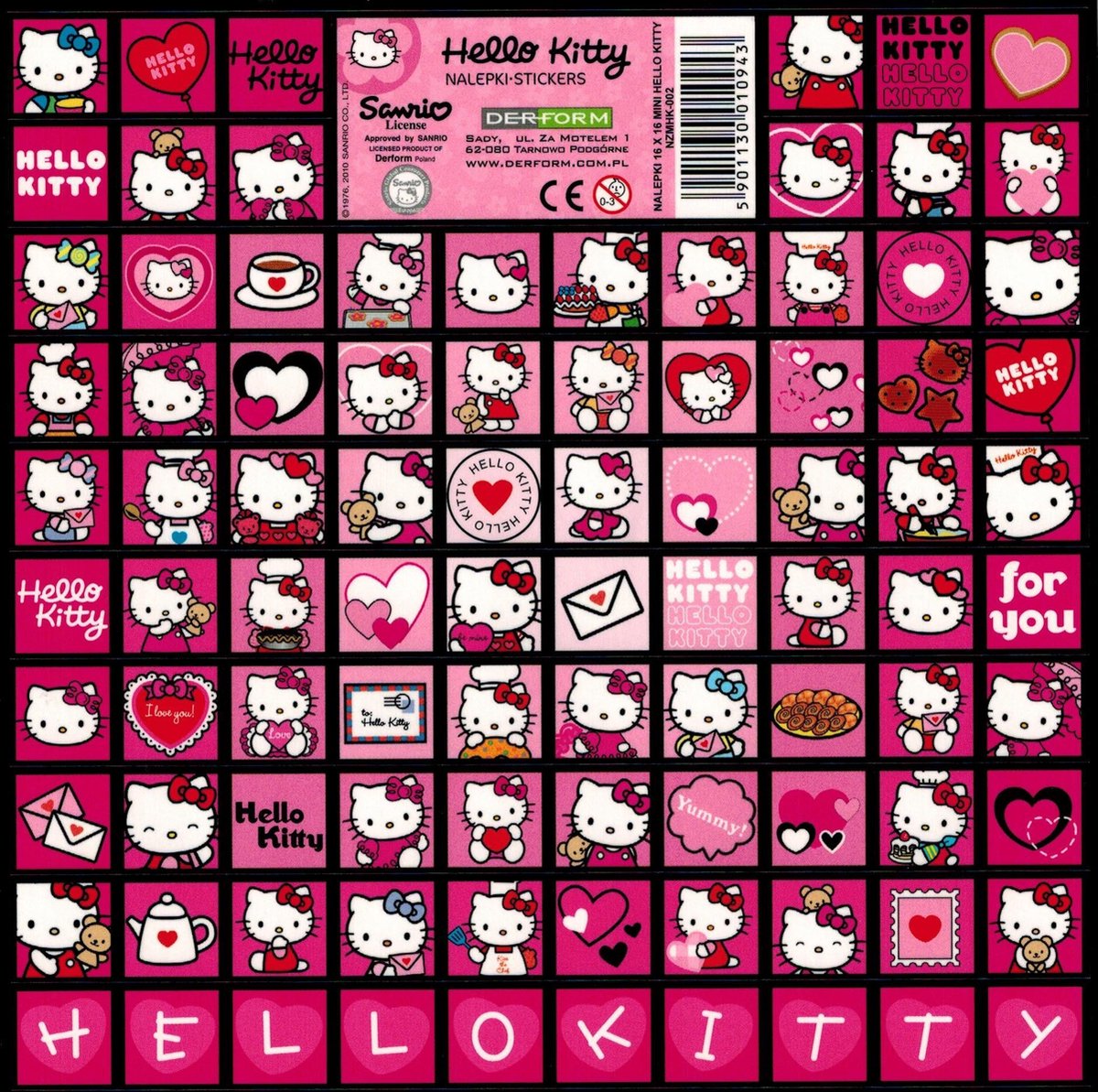 Hello Kitty Liefde Stickers