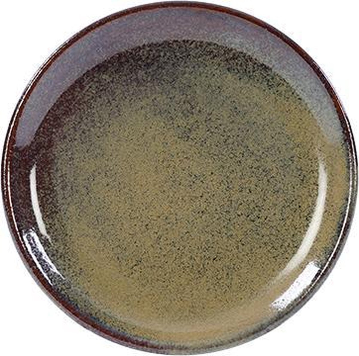 KAITØ Coupe bord diam. 19cm 'Forest Green' Stoneware - 6 stuks