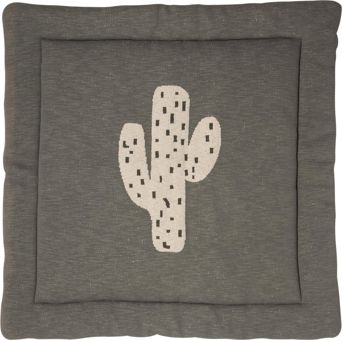 Quax Speelmat & Boxkleed Tricot Cactus - 100 cm x 100 cm