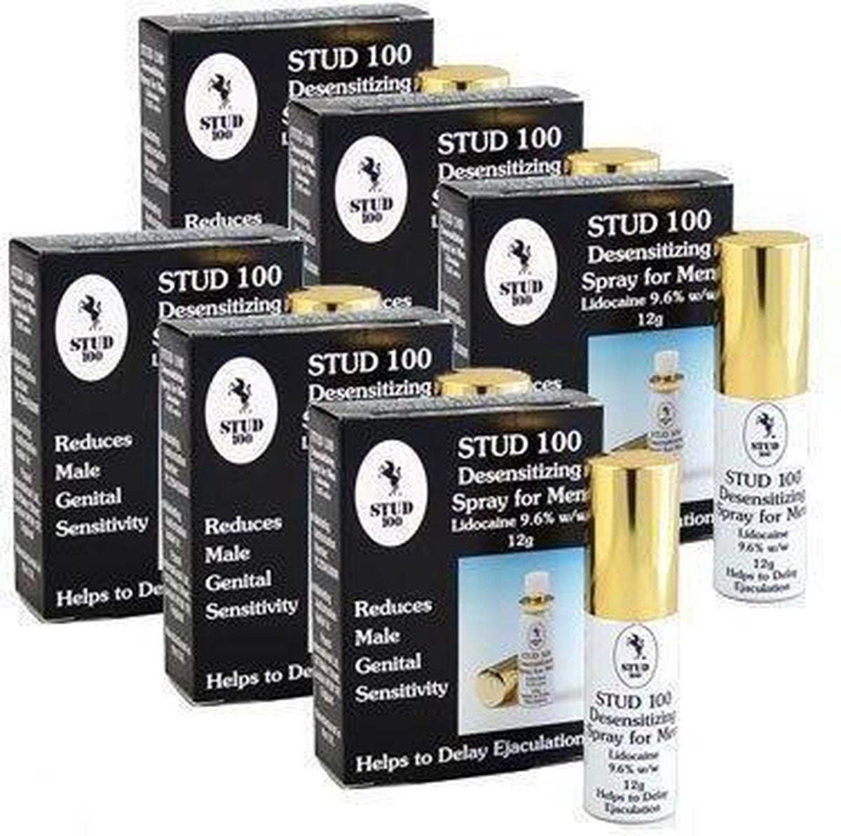 Stud 100 Orgineel - 6 stuks - Delay Spray