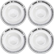 Pasta Bord Ø 27cm Penne - set 4 stuks