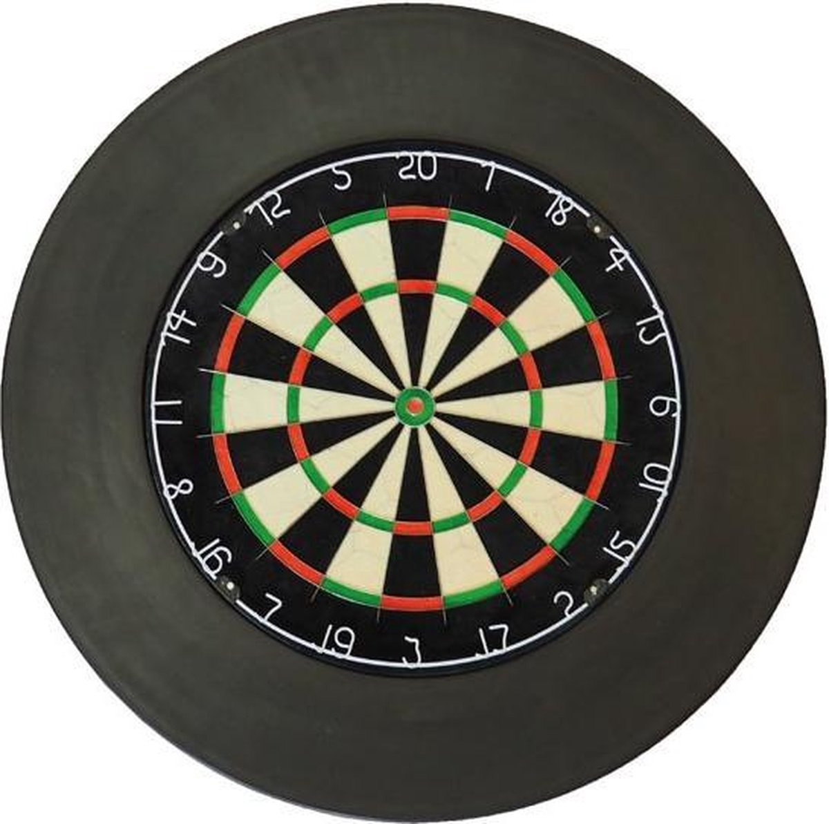 A-merk dartbord  met zwarte surround en scorebord