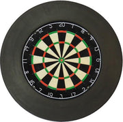 A-merk dartbord  met zwarte surround en scorebord