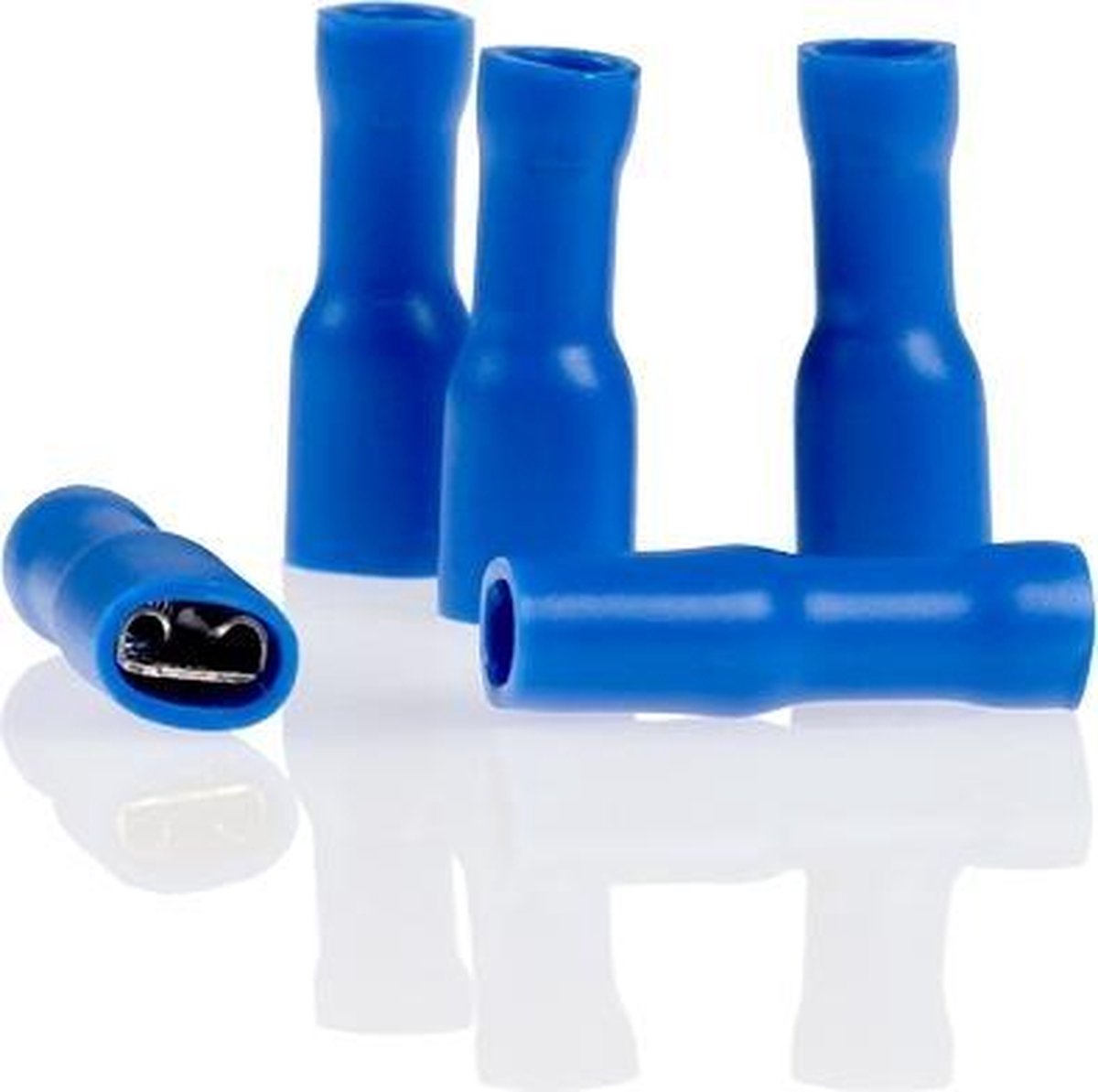 Alca Kabelschoentjes - Blauw - Vlaksteker 5