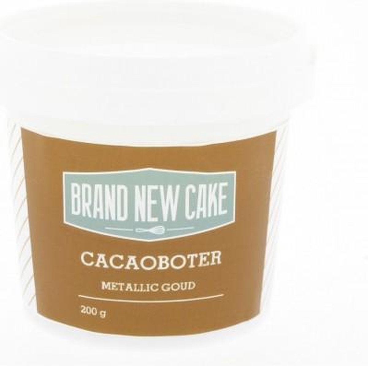 Brand New Cake - Cacaoboter Gekleurd Metallic Goud (200g)