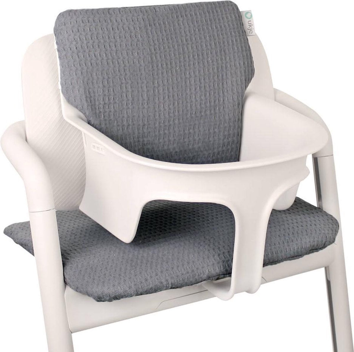 Ukje Hoes voor Cybex Lemo Kussenset - Wafelstof - Grijs