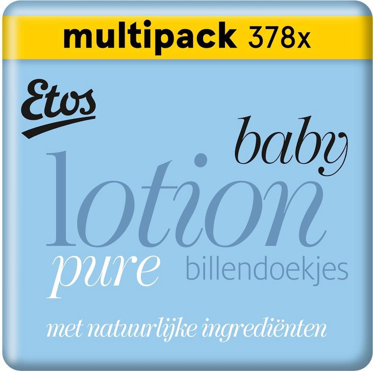 Etos Baby Lotion Billendoekjes Pure - 378 stuks (6 x 63 stuks)