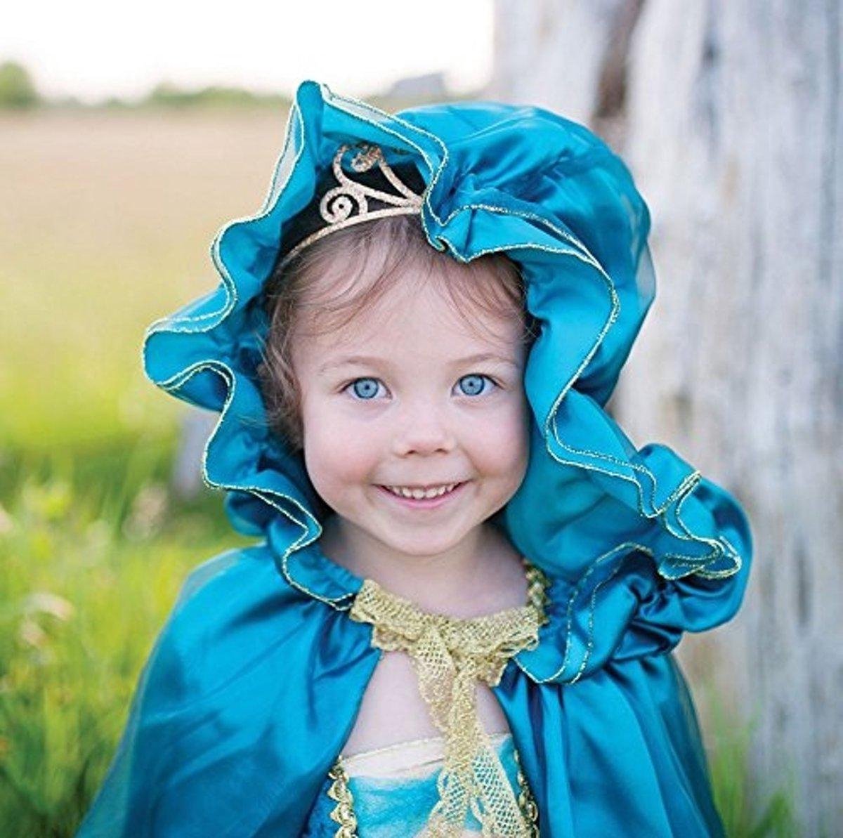 Great Pretenders - Royalty Cape Turquoise (6-8 jaar)