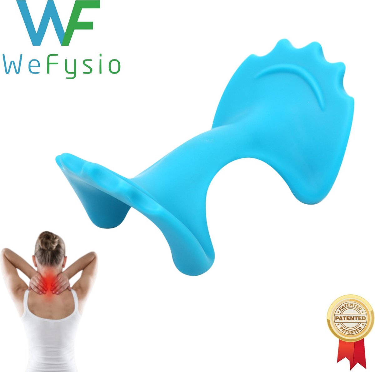 Nekmassage | Nek Massage | Triggerpoint | Ontspanning | Relax en Anti-stress | Blauw