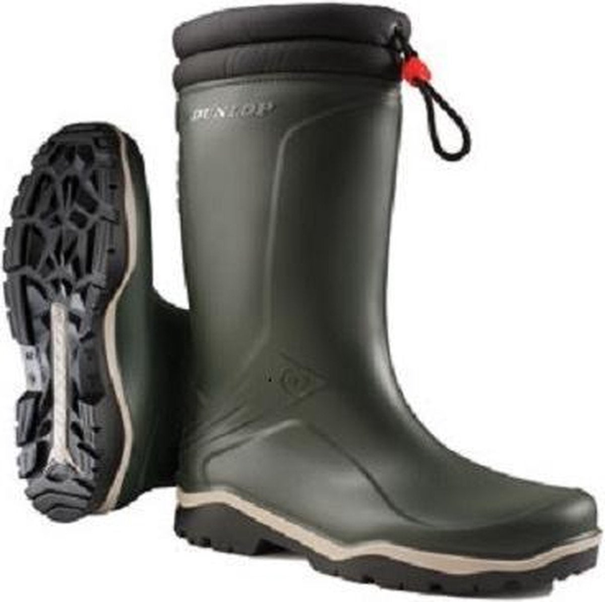 Blizzard Gevoerde Laars PVC Groen | Dunlop - K486061 | Snowboots | Maat 42