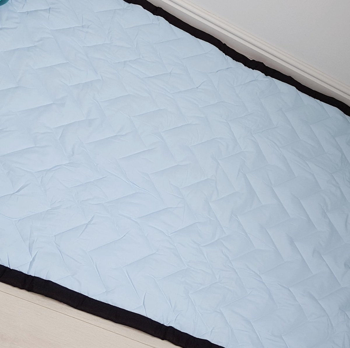 Speelkleed blauw 195 x 145 Deluxe EXTRA DIK - Liefboefje - Groot Speelkleed Baby - Speelmat Kinderen - Babymat XL - Kindervloerkleed - Kraamcadeau - Speelkleed Kinderen - 50+ design speelkleden