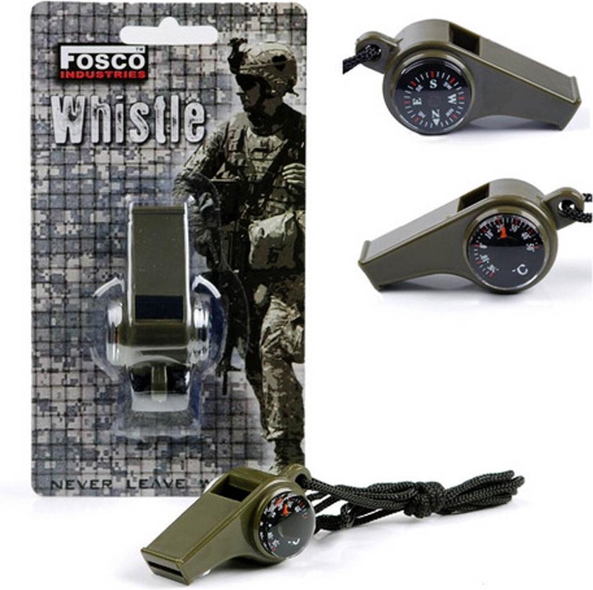 Fosco Fluitje 3 in 1