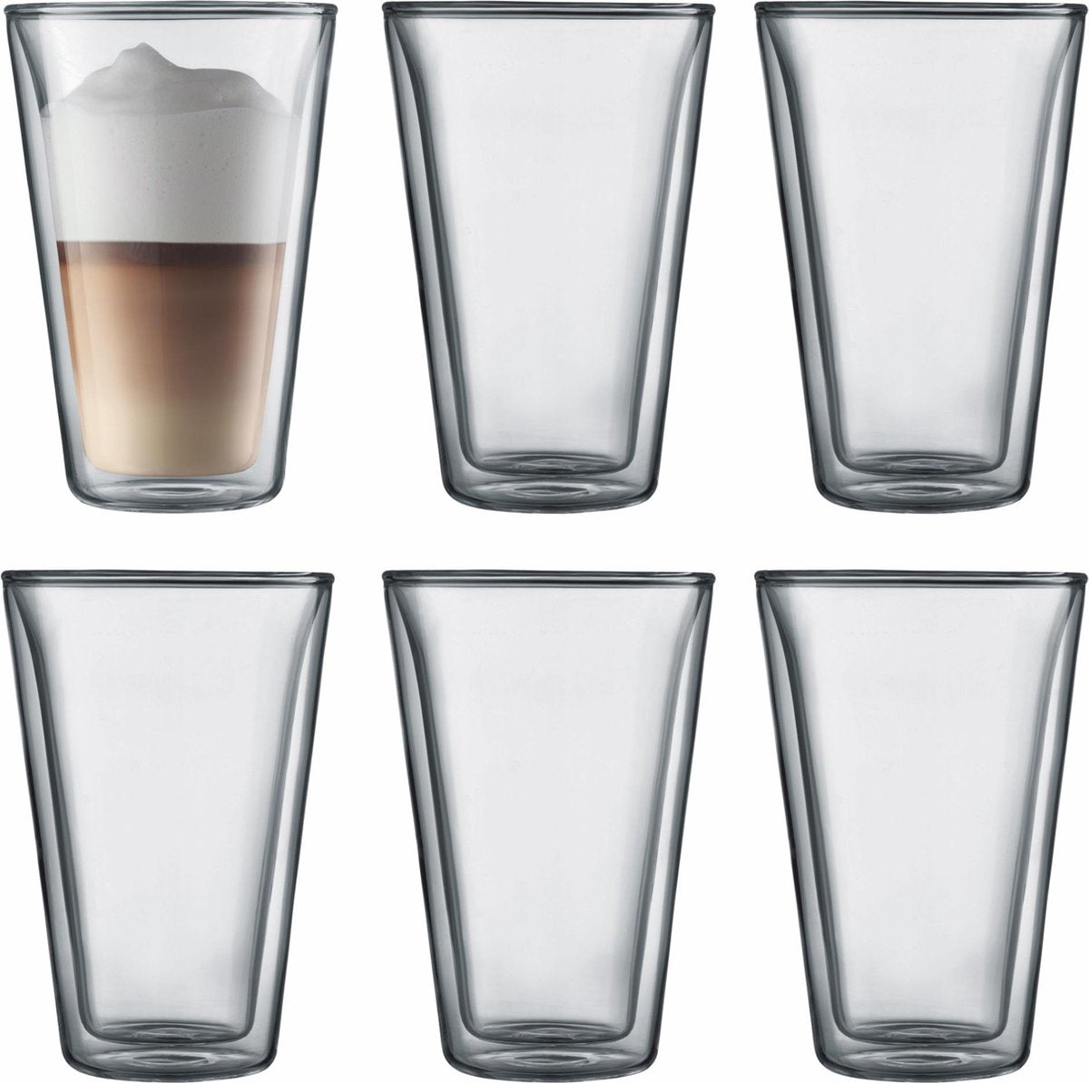 Bodum Canteen Glazen - set van 6
