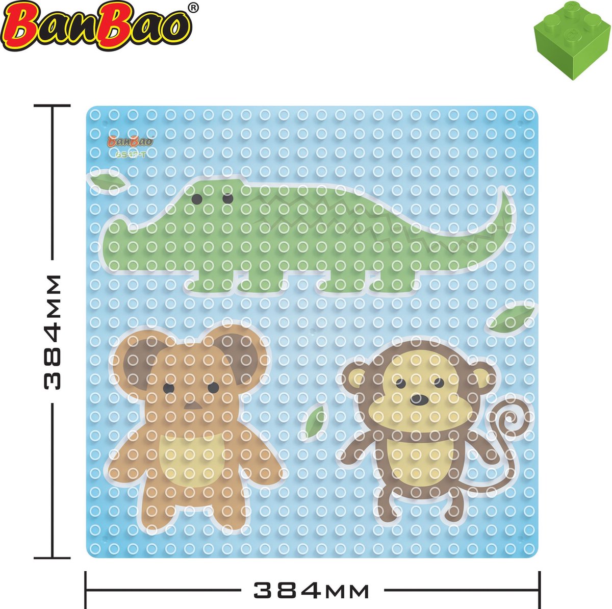 BanBao Young Ones Transparante Basisplaat - 6547-t