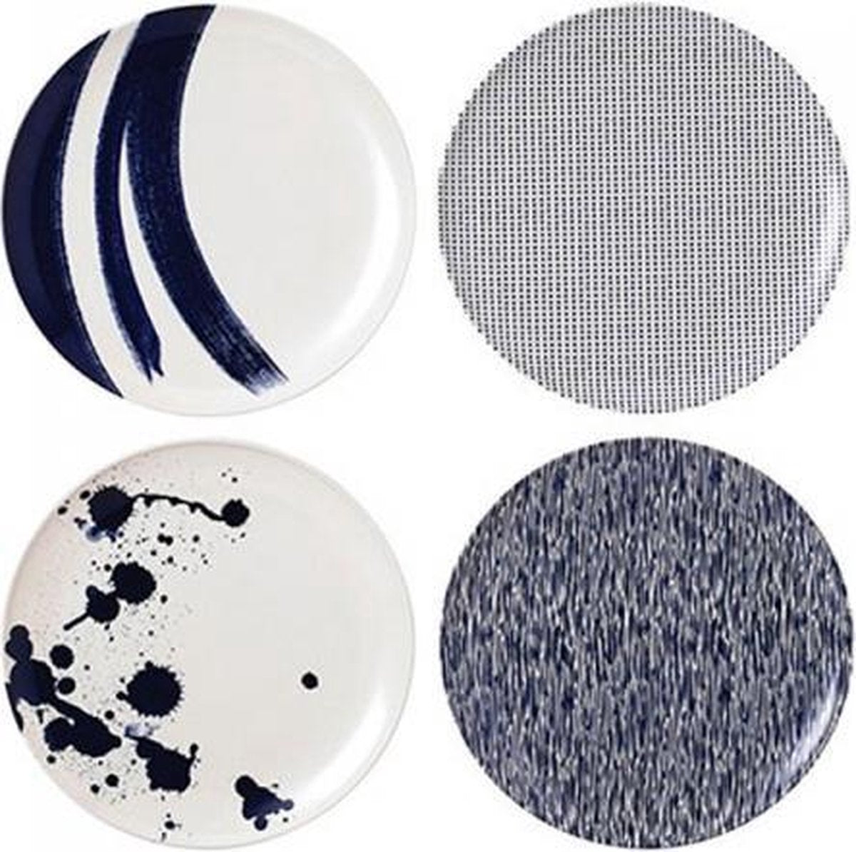 Royal Doulton Pacific Outdoor Living Ontbijtbord - 20.5 cm - Set van 4
