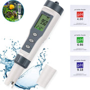 M-Iconic pH meter - Aquarium thermometer - Thermometer water - pH meter water - TDS meter - pH meter digitaal - Jacuzzi accessoires - voor Aquarium