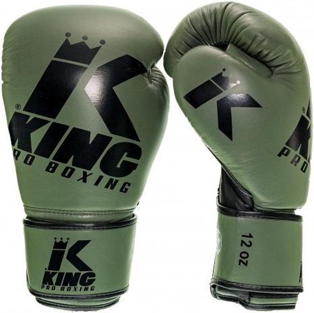 King (kick)bokshandschoenen Platinum 3 Groen/Zwart 14oz