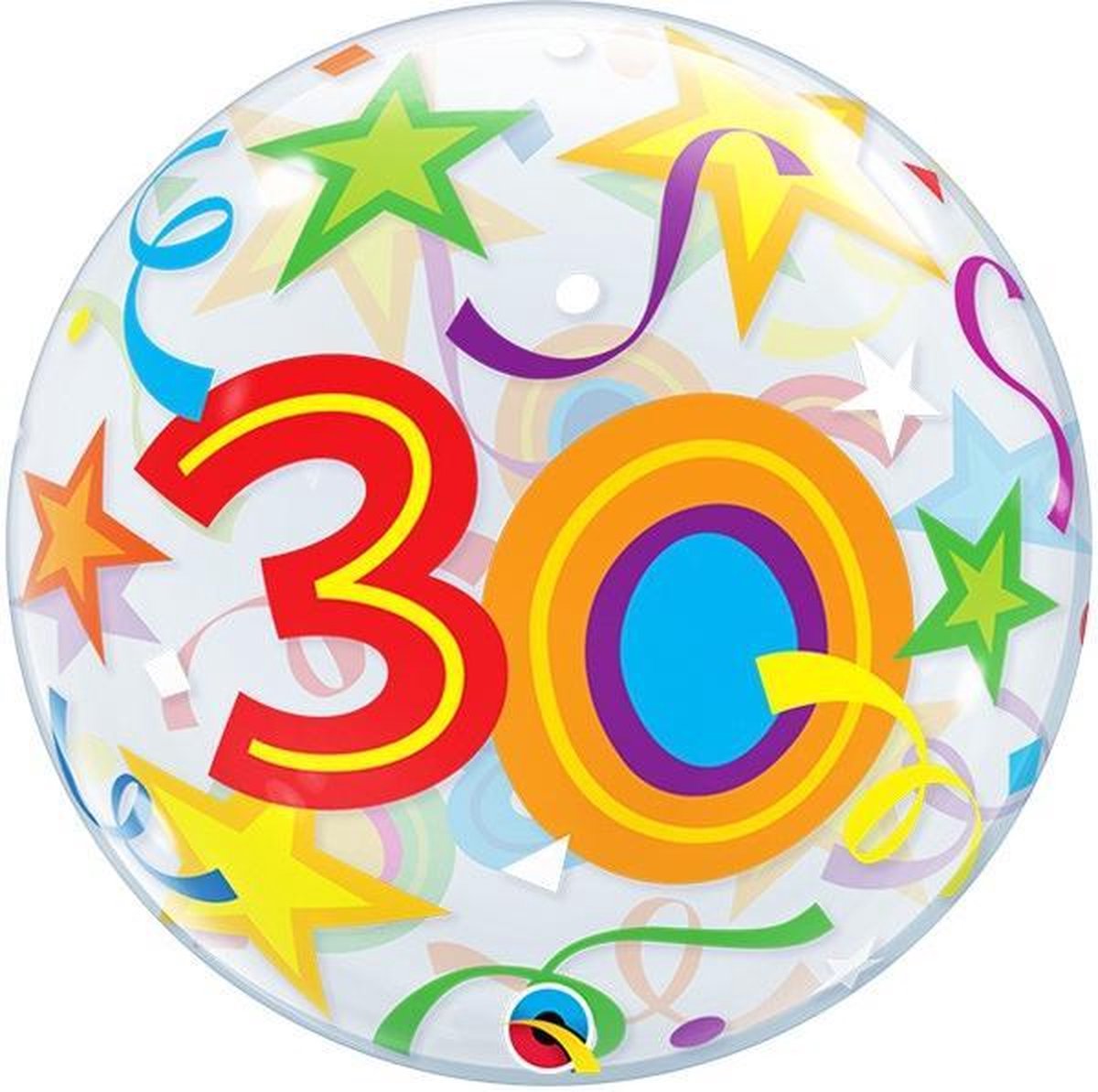 Qualatex Single BUBBLE balloon 30