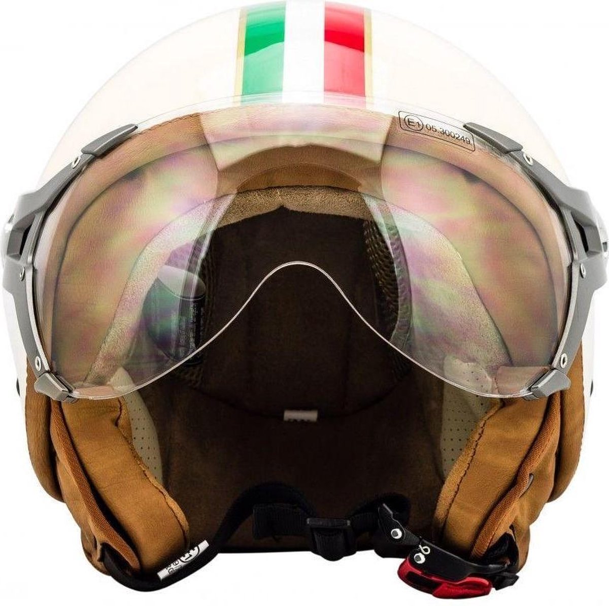 SOXON SP-326 Imola jethelm Creme S Small 55-56cm hoofdomtrek
