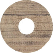Zelfkl. rozet (17 mm) grenen geb. bruin (10 st.)