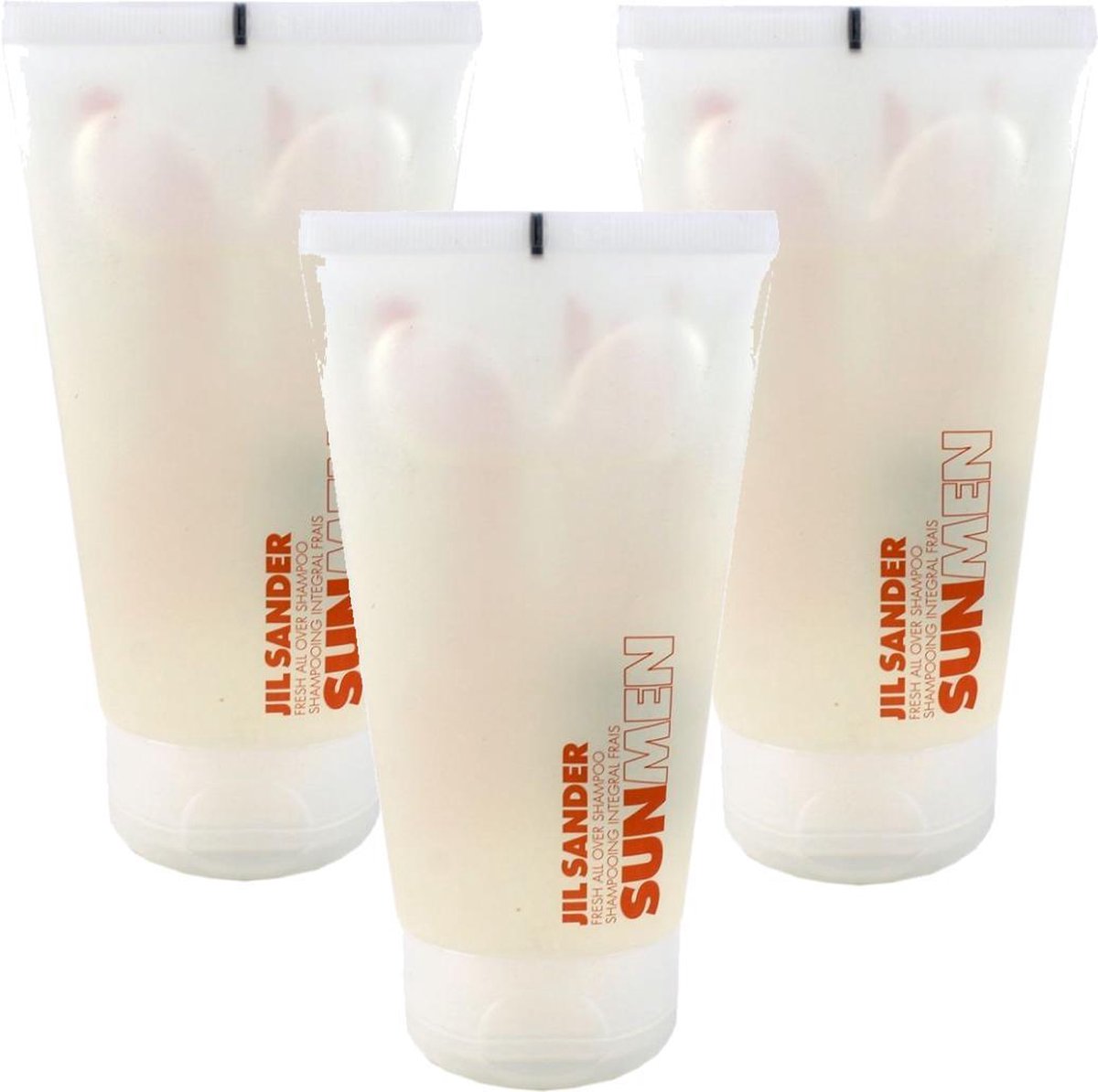 3x Jil Sander Sun for men shower gel 150 ml