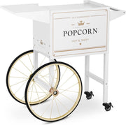 Royal Catering Popcornkar - wit en goud
